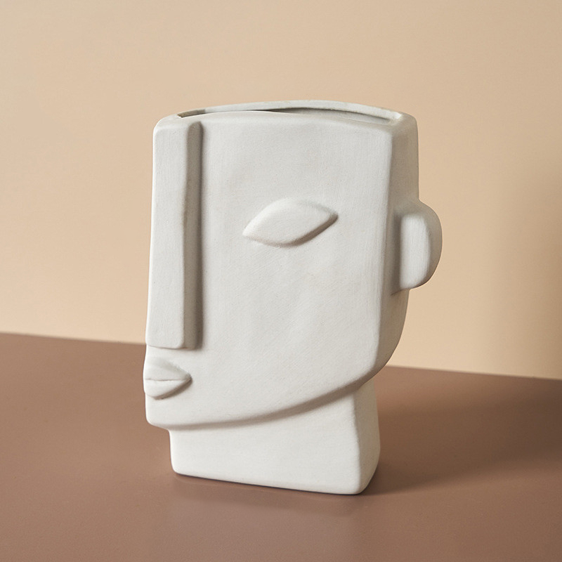 Abstract Face Vase