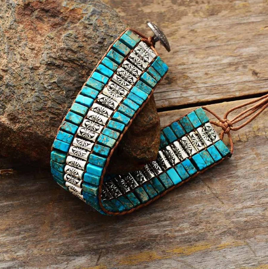 Turquoise Wrap Bracelet