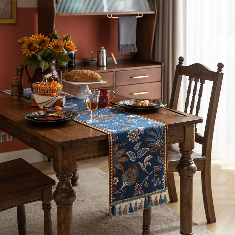 Royal Floral Table Runner