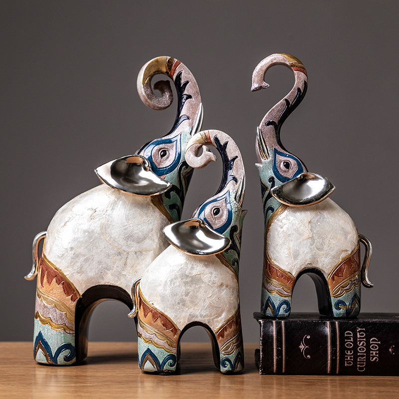 Elephant Family Decor Set