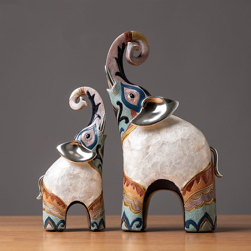 Elephant Family Decor Set