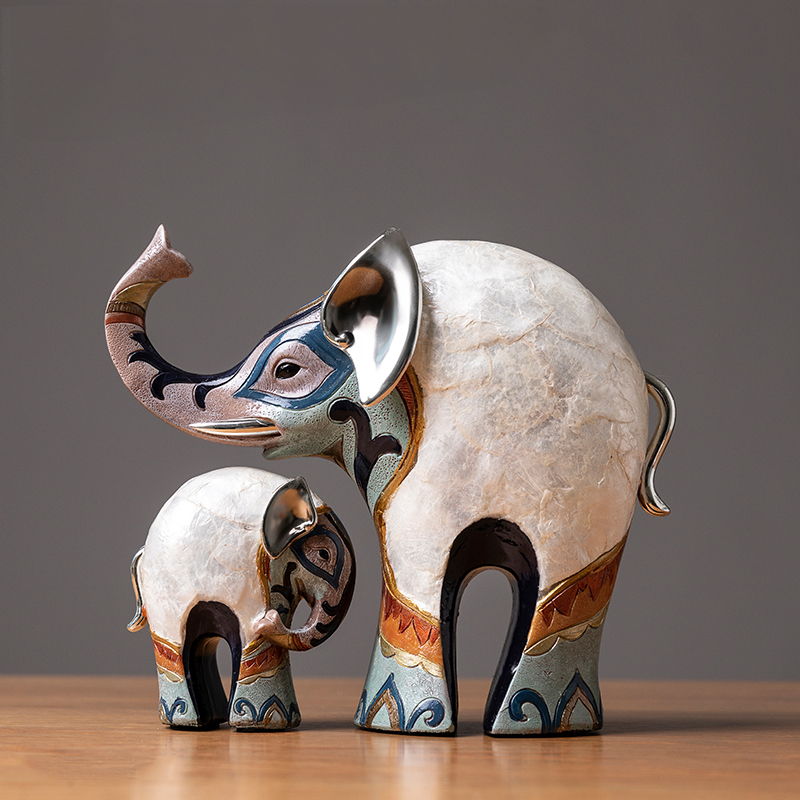 Elephant Family Decor Set