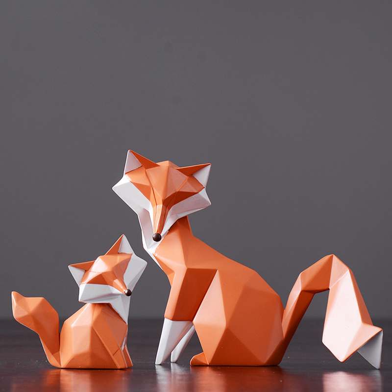 Fox Family Ornaments