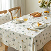 Floral Embroidered Tablecloth