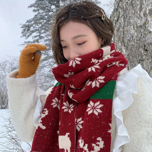 Snowflake Christmas Scarf