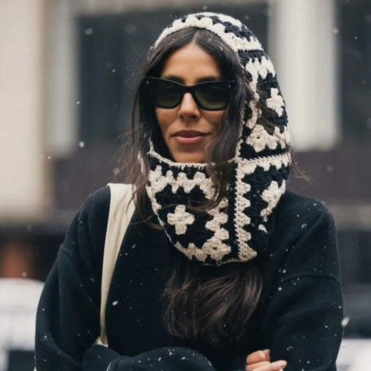 Winter Knitted Hood