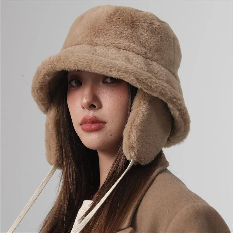 Winter Fur Bucket Hat