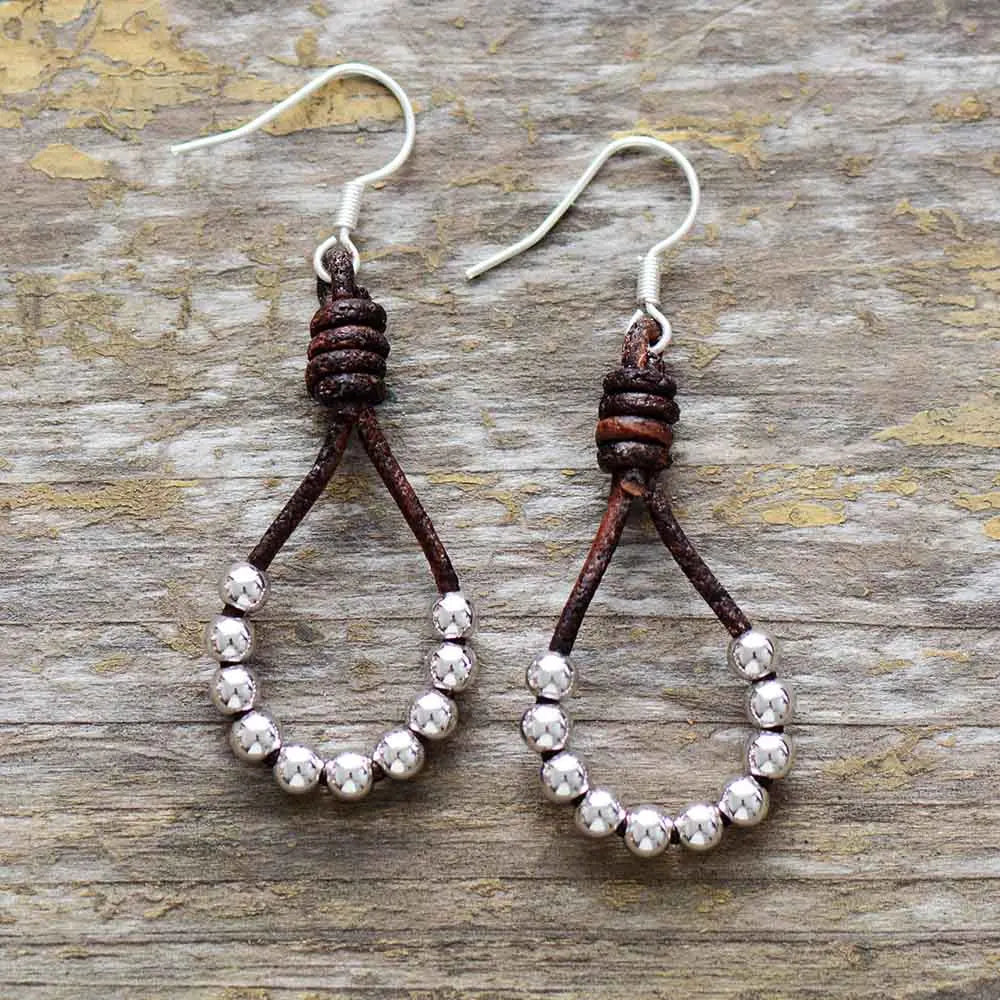 Leather Boho Earrings