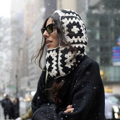 Winter Knitted Hood