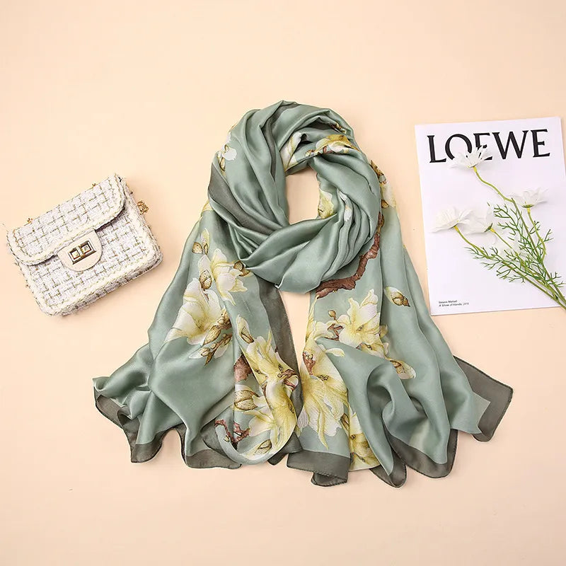 Sage Silk Scarf