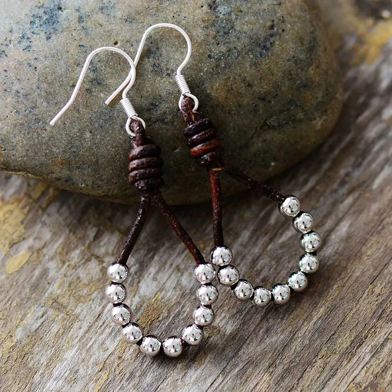 Leather Boho Earrings