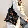 Floral Embroidered Tote Bag