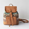 Leather Bohemian Backpack