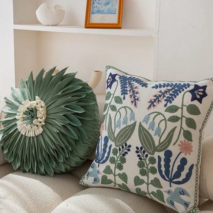 Lily Embroidery Cushion Covers