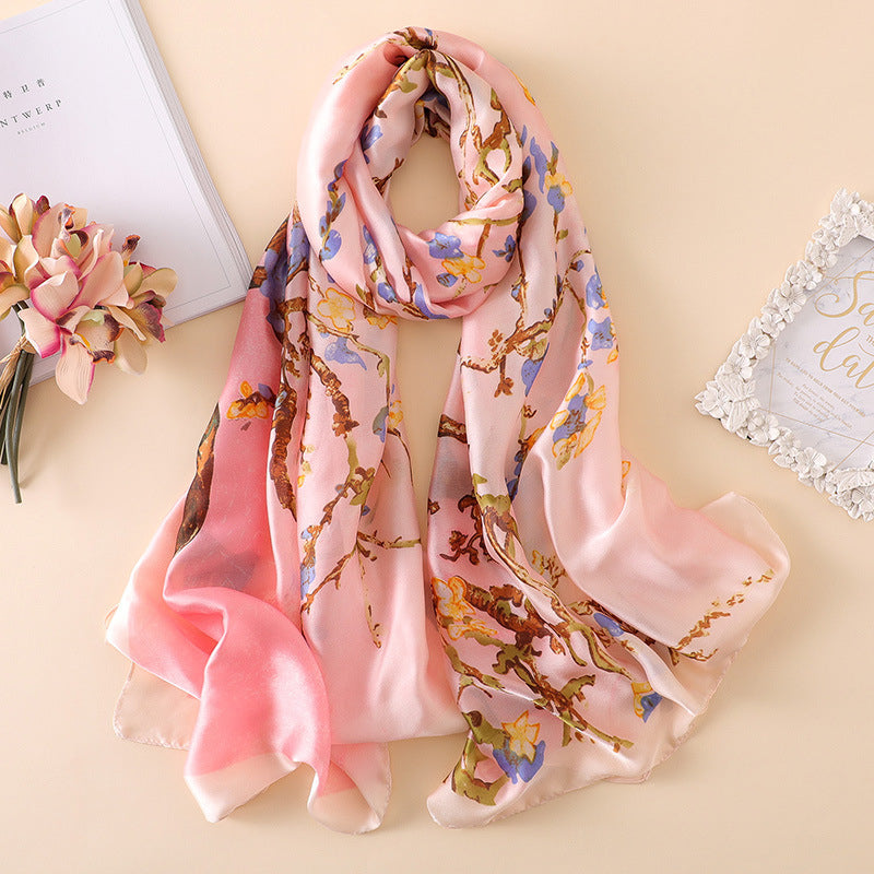 Floral Silk Scarves – Whispare