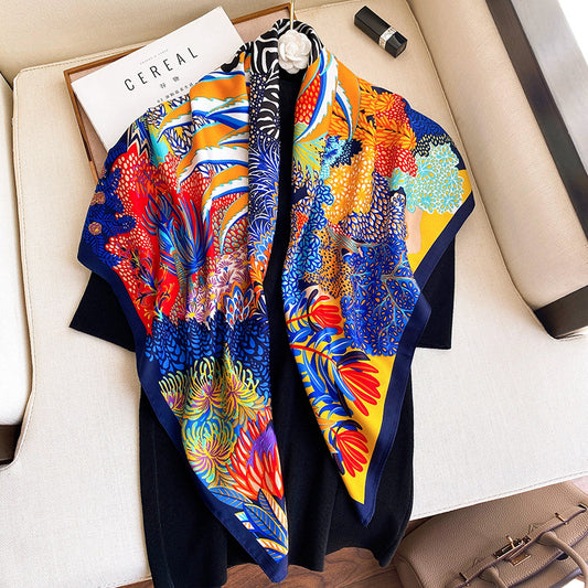 Zebra Silk Scarf