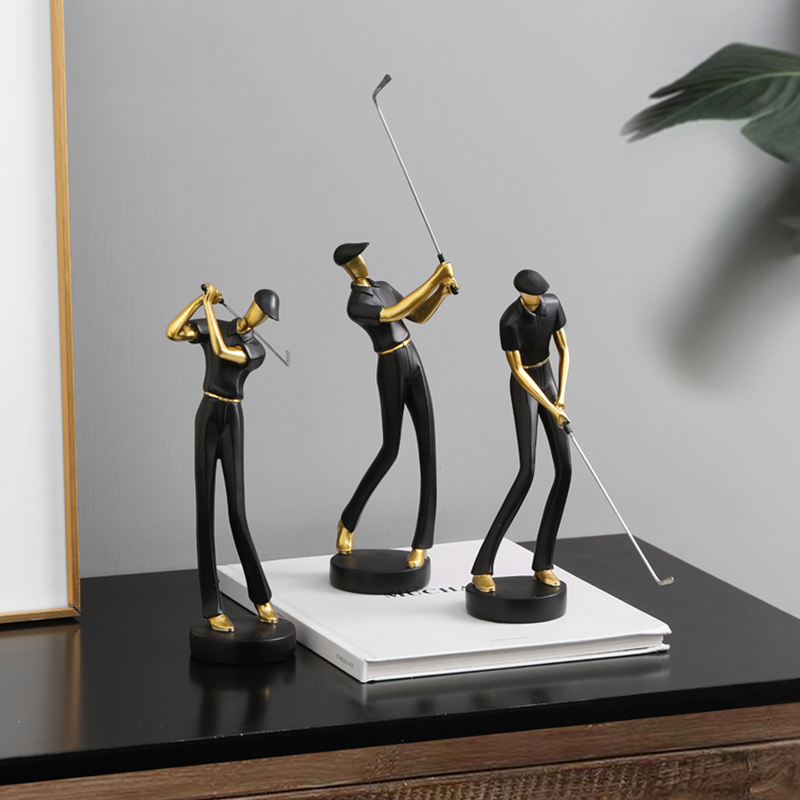 The Golfer Club Ornament Set