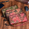 Leather Floral Purse