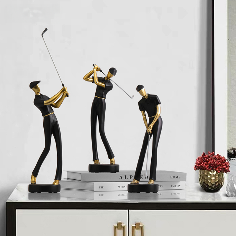 The Golfer Club Ornament Set