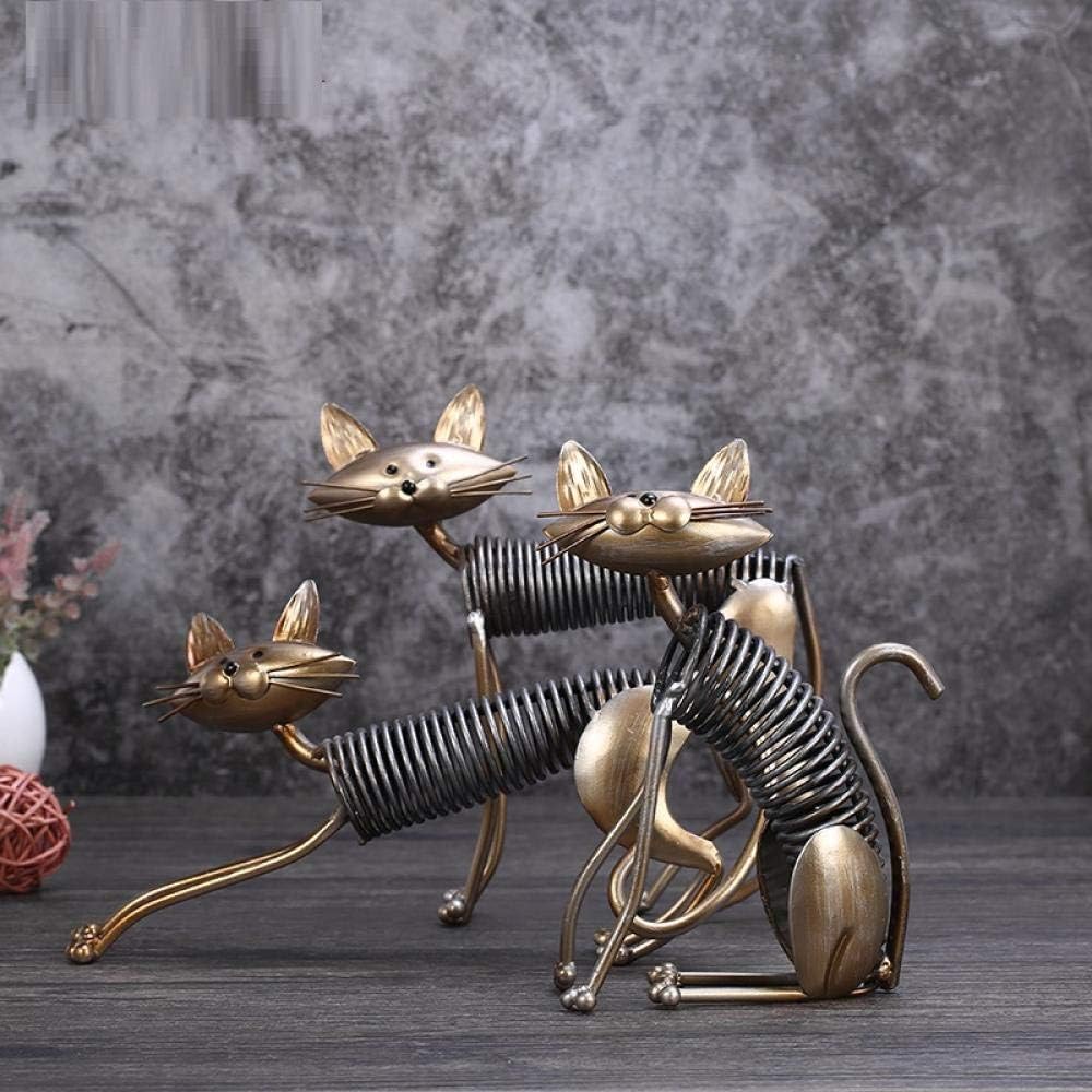 Feline Family Metal Ornaments