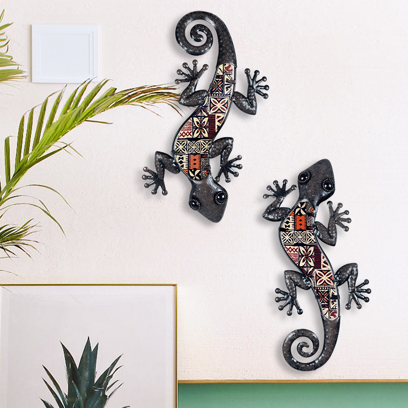 Lizard Wall Decor (2 Piece Set)